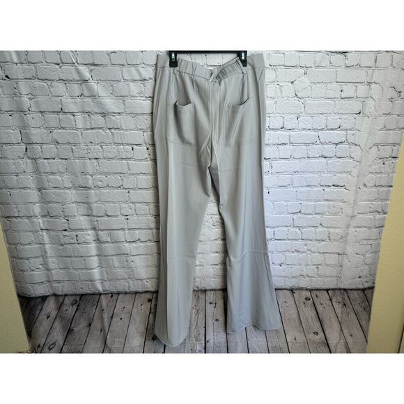 Area Start Liz Crepe Work Pants‎ Trousers Light Gray Size XS - Picture 3 of 10